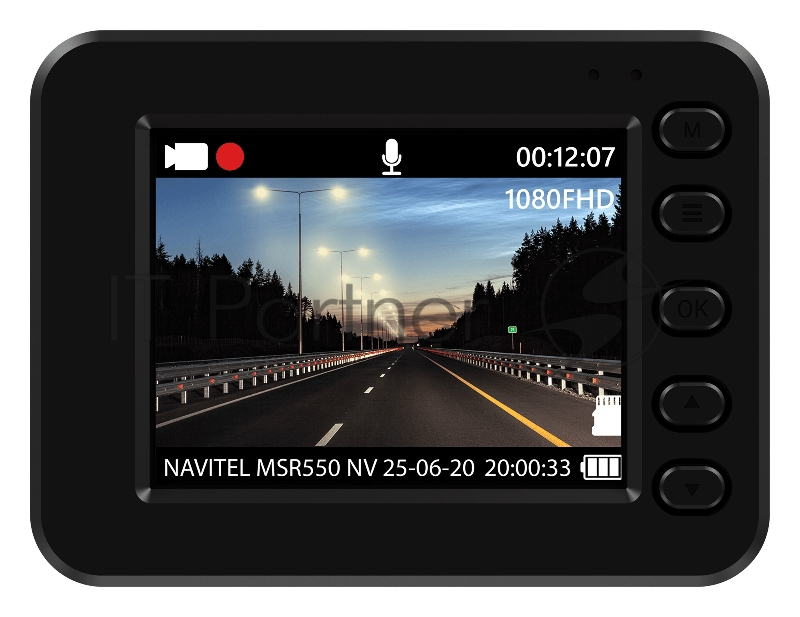 Видеорегистратор Navitel MSR550 NV черный 2Mpix 1080x1920 1080p 140гр. JL5601