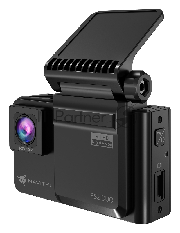 Видеорегистратор Navitel RS2 DUO DVR черный 2Mpix 1080x1920 1080p 136гр. NTK96675