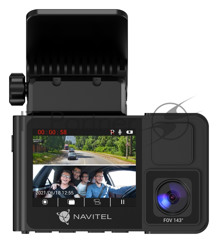 Видеорегистратор Navitel RS2 DUO DVR черный 2Mpix 1080x1920 1080p 136гр. NTK96675