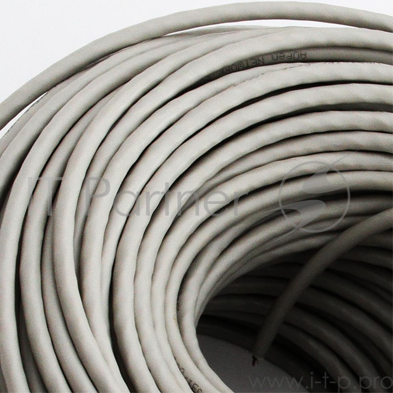 Кабель UTP 5e кат. Telecom TUS44148E, 4 пары, однож., 24AWG/0.51мм., CCAW (100м)