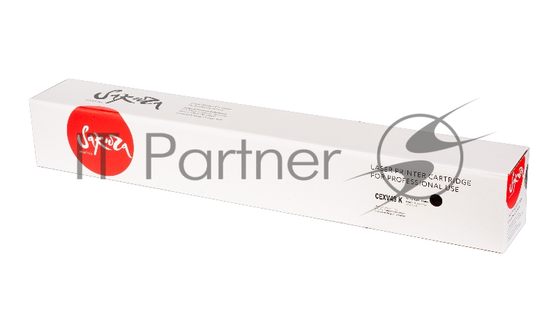 Тонер-туба SAKURA CEXV49BK для Canon, черный, 36 000 к.