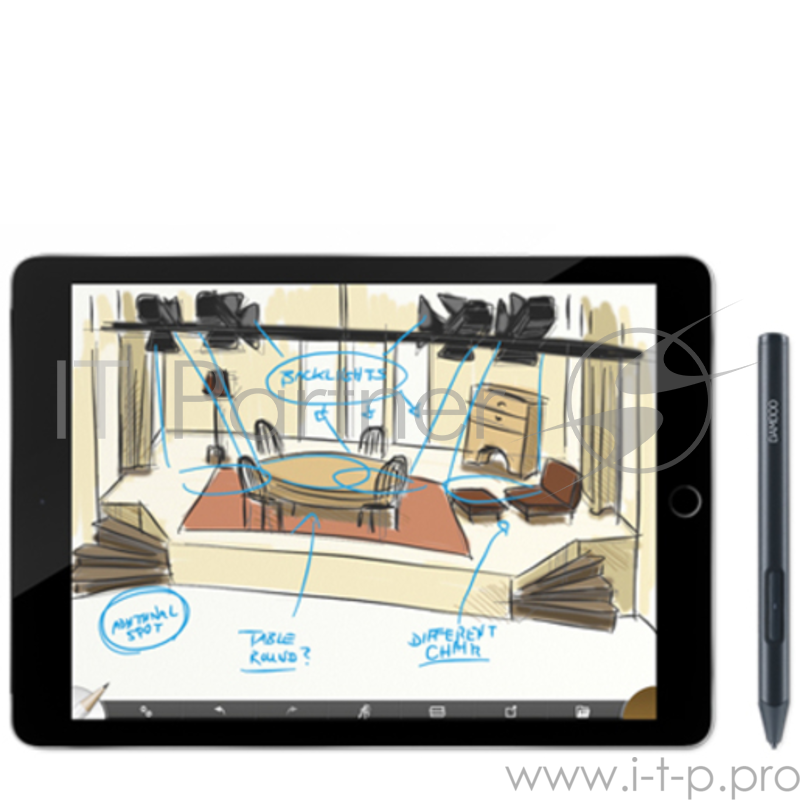 Ручка Wacom CS-610PK iPad и iPhone