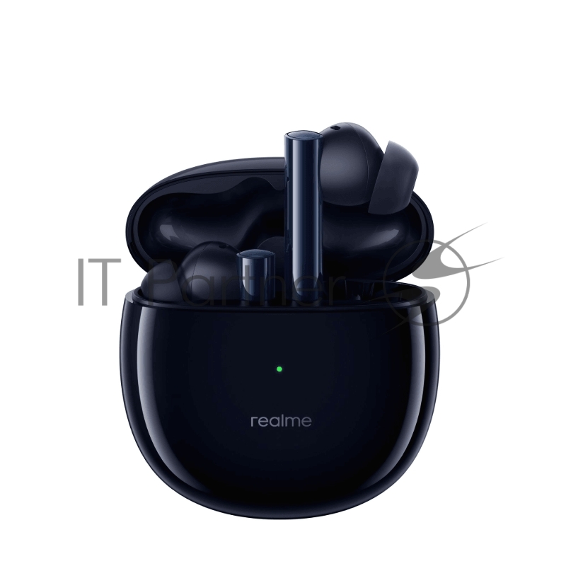 Гарнитура вкладыши Realme Buds Air 2 RMA2003 черный беспроводные bluetooth в ушной раковине (6670599)