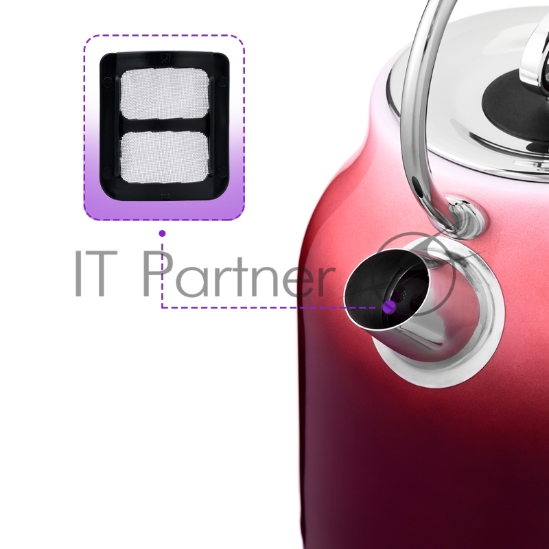 Чайник Kitfort КТ-679-1 красный