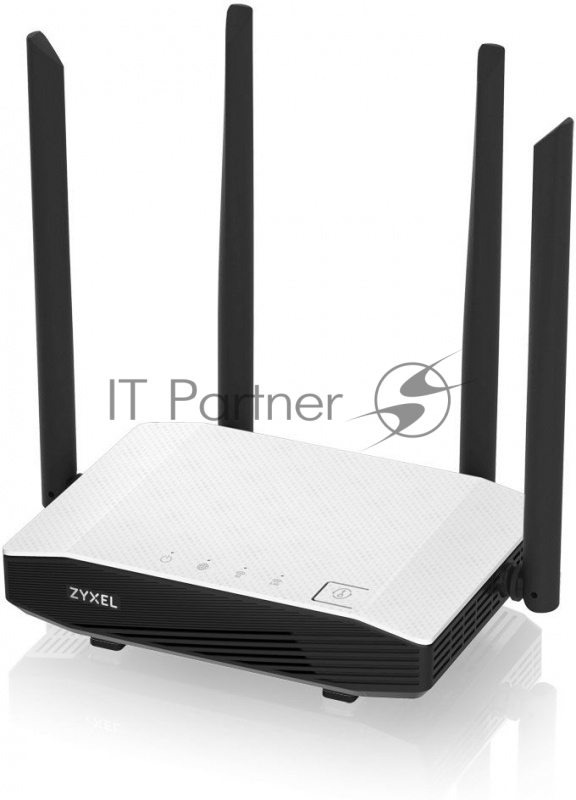 Маршрутизатор беспроводной Zyxel NBG6615-EU0101F AC1200 10/100/1000BASE-TX белый