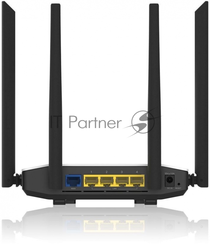 Маршрутизатор беспроводной Zyxel NBG6615-EU0101F AC1200 10/100/1000BASE-TX белый