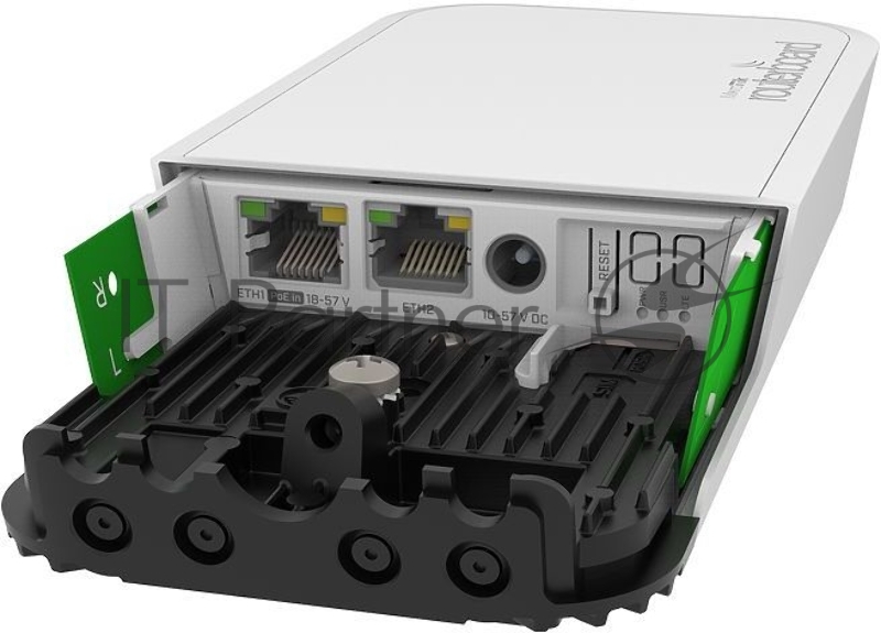 Точка доступа Mikrotik RBwAPGR-5HacD2HnD&R11e-LTE wAP ac LTE Kit with four core 710MHz CPU, 128MB RAM, 2x Gigabit LAN, built-in 2.4Ghz 802.11b/g/n Dual Chain wireless with integrated antenna, built-in 5Ghz 802.11an/ac Dual Chain wireless with integra