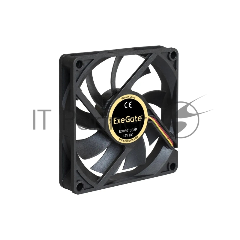 Exegate EX281212RUS Вентилятор ExeGate Mirage-S 60x60x15 подшипник скольжения, 3500 RPM, 26dB, 3pin