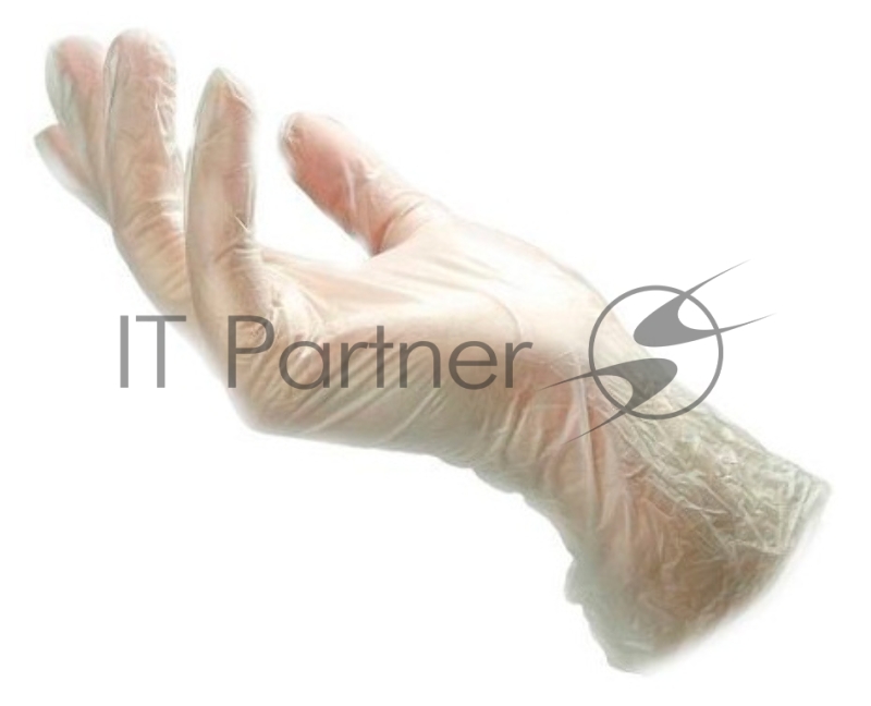 Перчатки виниловые John Pack M (упак.:100шт) прозрачный