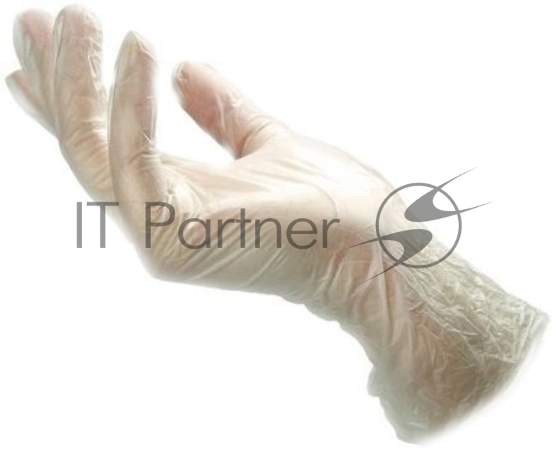 Перчатки виниловые M (упак.:100шт) прозрачный