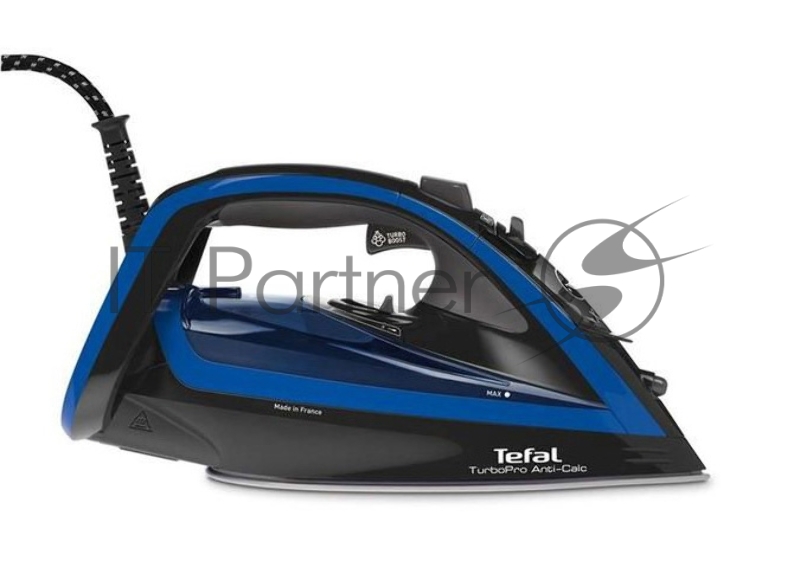 Утюг TEFAL FV5688E0 2800Вт черный/синий