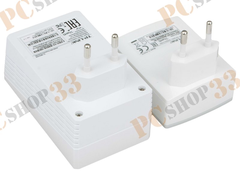 Powerline-адаптер TP-Link TL-WPA4220KIT 2 порта 100Мбит/сек. + WiFi 300Мбит/сек.