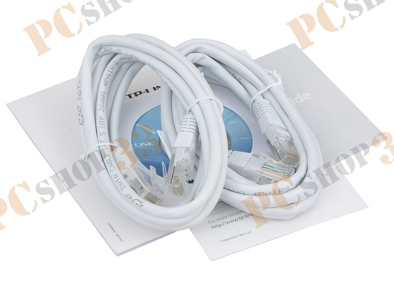 Powerline-адаптер TP-Link TL-WPA4220KIT 2 порта 100Мбит/сек. + WiFi 300Мбит/сек.