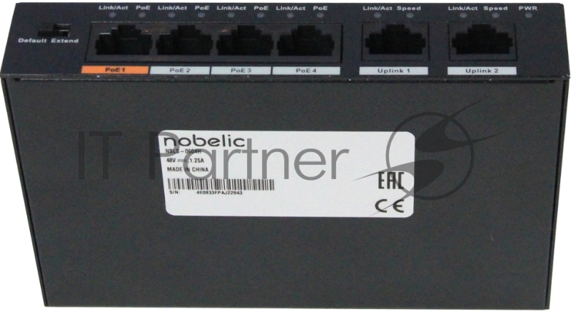 Коммутатор 4PORT 10/100M POE NBLS-0604H IVIDEON