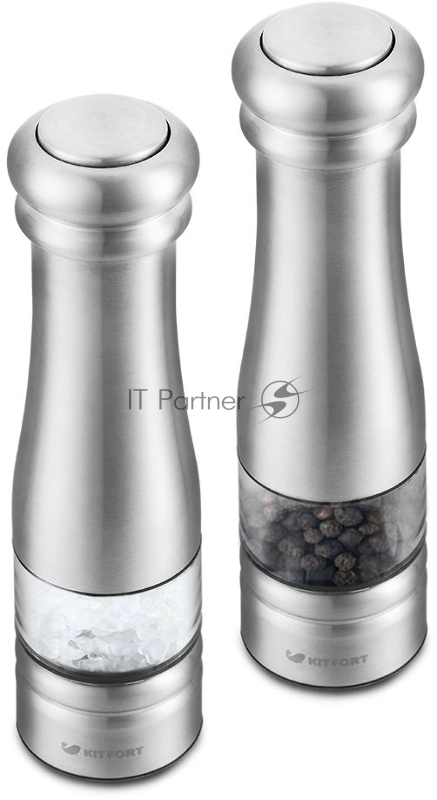 Перечница электрическая Kitfort KT-2030 серебристый