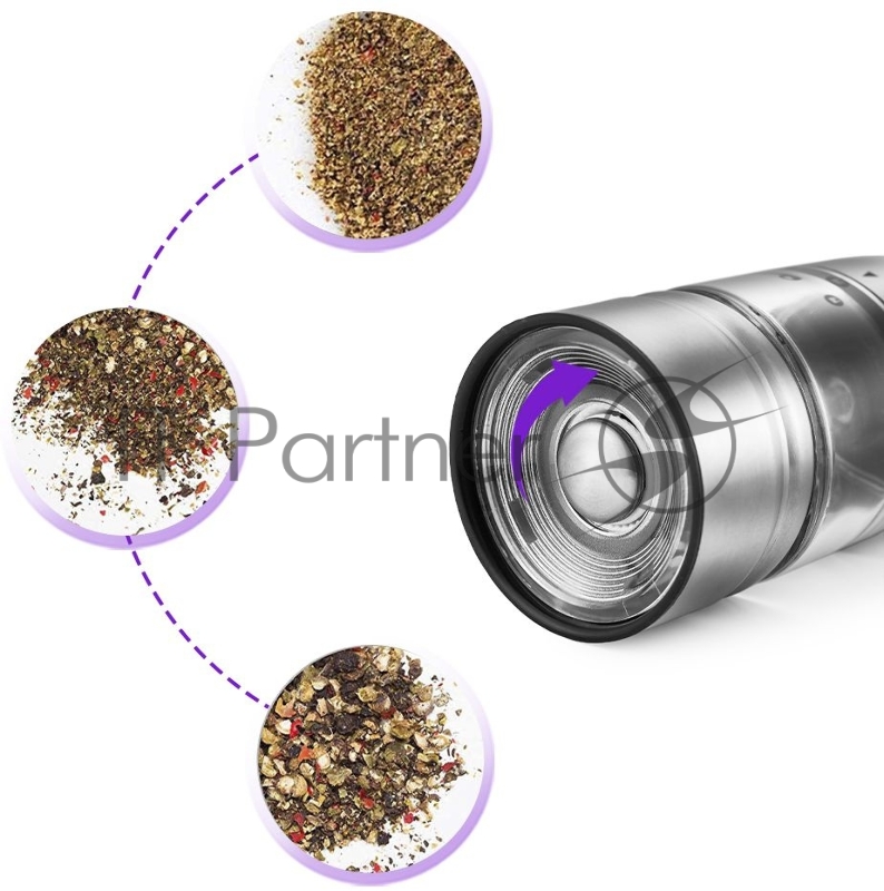 Перечница электрическая Kitfort KT-2030 серебристый