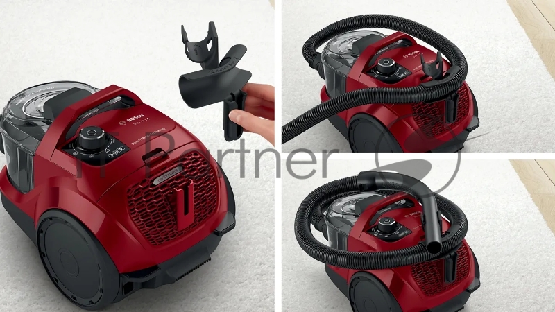 Пылесос Bosch BGS21WX200 2000Вт красный