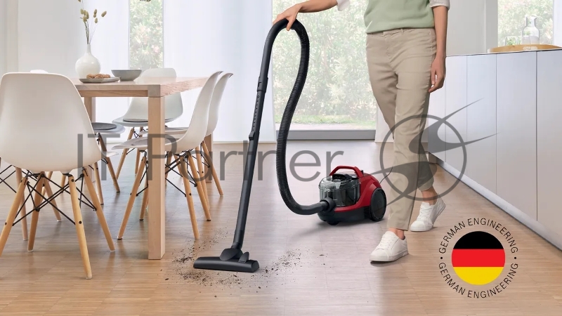 Пылесос Bosch BGS21WX200 2000Вт красный