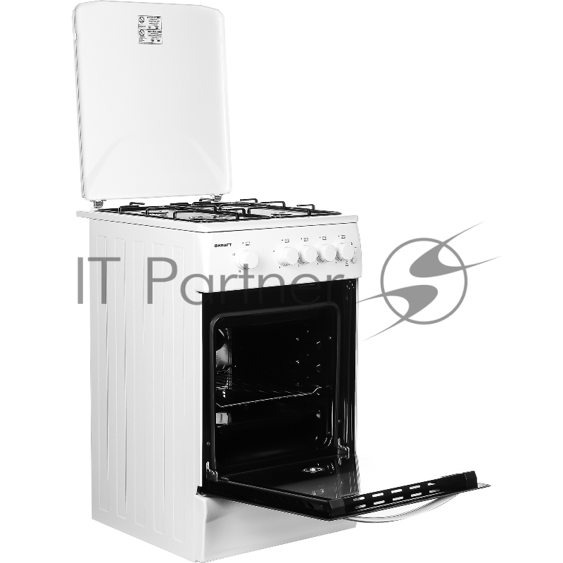 Плита газовая KRAFT KF-FSK5407AGW