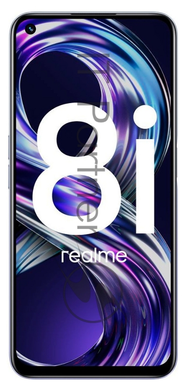 Смартфон Realme 8i 64Gb 4Gb фиолетовый моноблок 3G 4G 2Sim 6.6 1080x2412 Android 11 50Mpix 802.11 a/b/g/n/ac NFC GPS GSM900/1800 GSM1900 TouchSc VidConf A-GPS microSD max256Gb