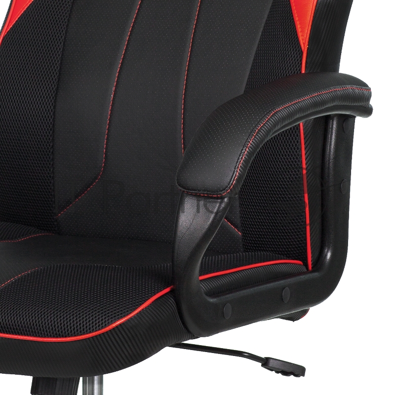 Кресло игровое A4Tech Bloody GC-300, черный/красный, эко.кожа/ткань, крестовина пластик