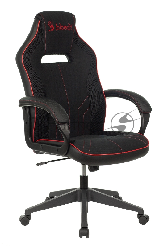 Кресло игровое A4Tech Bloody GC-100, черный, крестовина пластик
