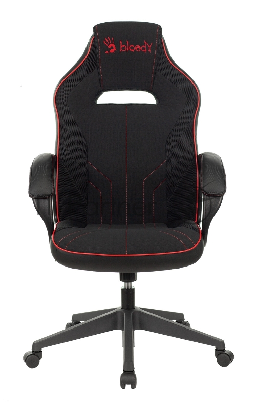 Кресло игровое A4Tech Bloody GC-100, черный, крестовина пластик
