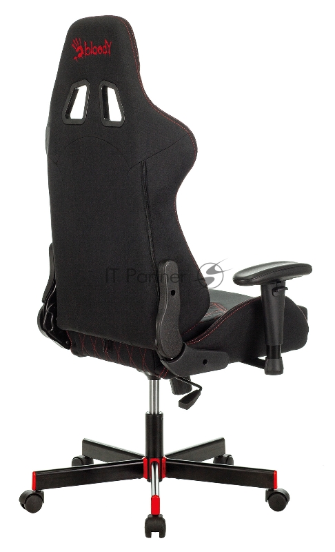 Кресло игровое A4Tech Bloody GC-850, черный ромбик, крестовина пластик