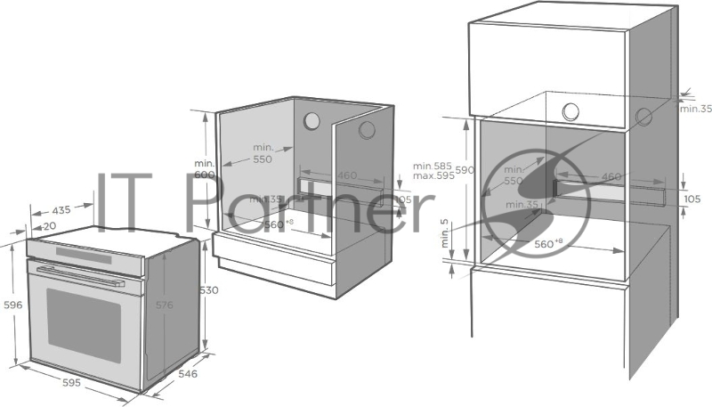 Духовой шкаф Электрический Weissgauff EOM 891 SWx белый/нержавеющая сталь