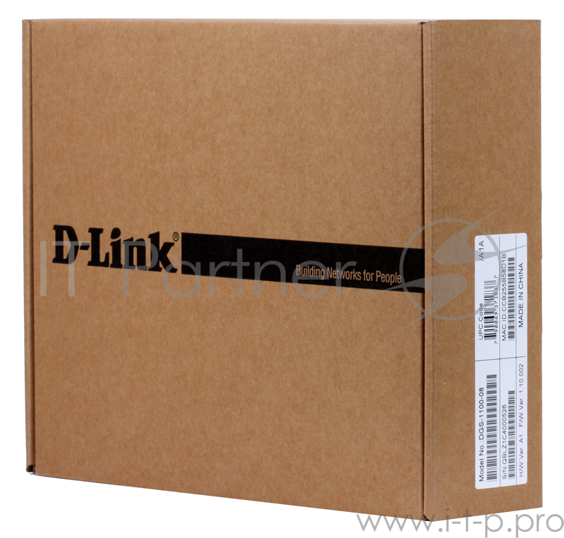 Коммутатор D-Link DGS-1100-08/B1A 8 портов 1Гбит/сек., управляемый
