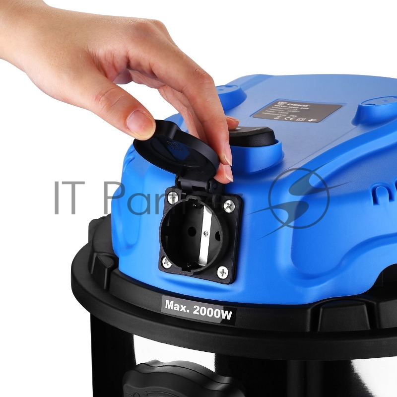 Строительный пылесос Deko DKVC-1200-30S 1200Вт (уборка: сухая) серебристый