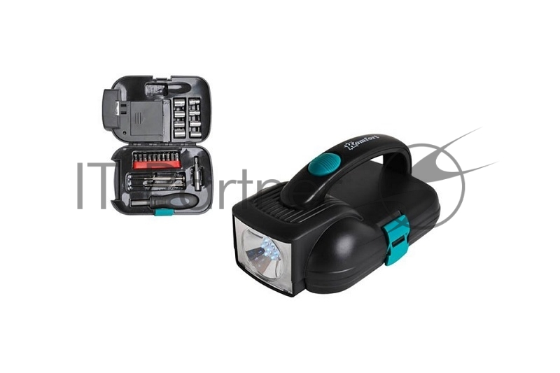 Инструменты с фонарём Komfort, KF - 1057 (24) 22 инструмета