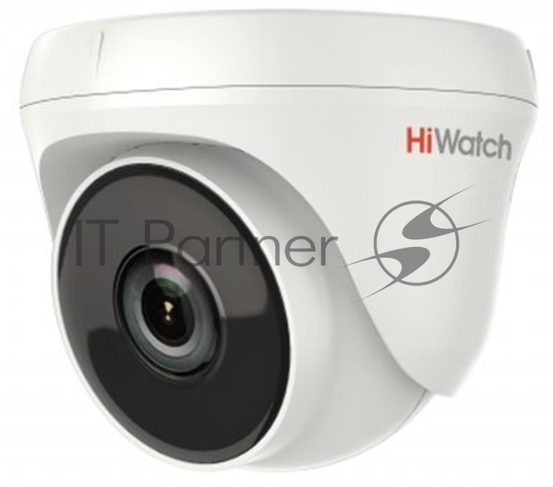 Камера видеонаблюдения HiWatch DS-T233 6-6мм HD-TVI цветная корп.:белый