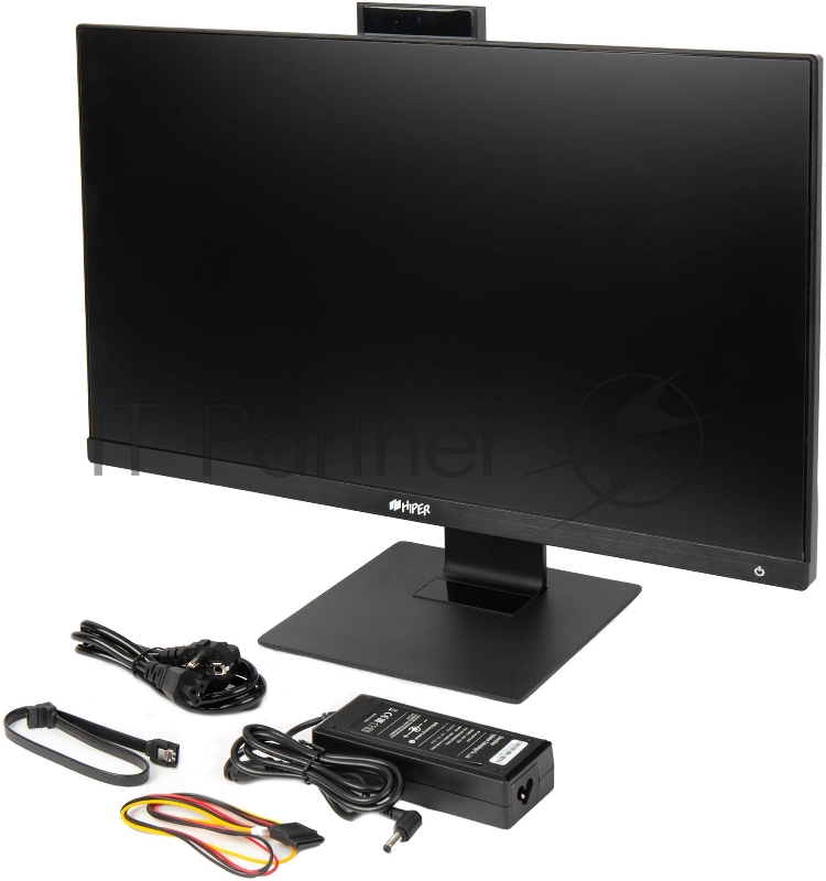 AIO HIPER Office HO-K6-FL-H410-B, 23,8display IPS (1920x1080), m/b IntelH410, no CPU, no RAM(DDR4 SO-DIMM 2400 МГц-2666 МГц), no HDD, w/ODD, 1*HDMI