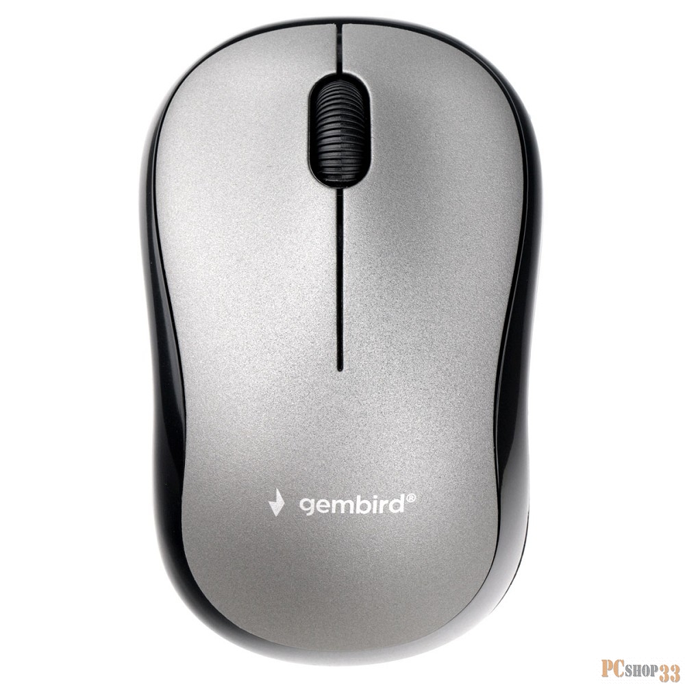 Мышь беспров. Gembird MUSW-260, 2.4ГГц, серый, 3 кнопки,1000DPI
