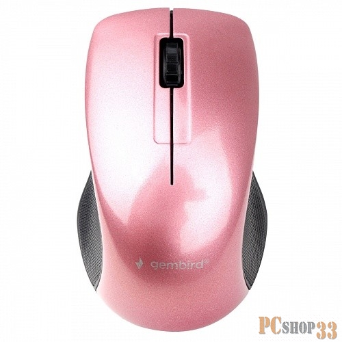 Мышь беспров. Gembird MUSW-370, 2.4ГГц, розовый, 3 кнопки,1000DPI