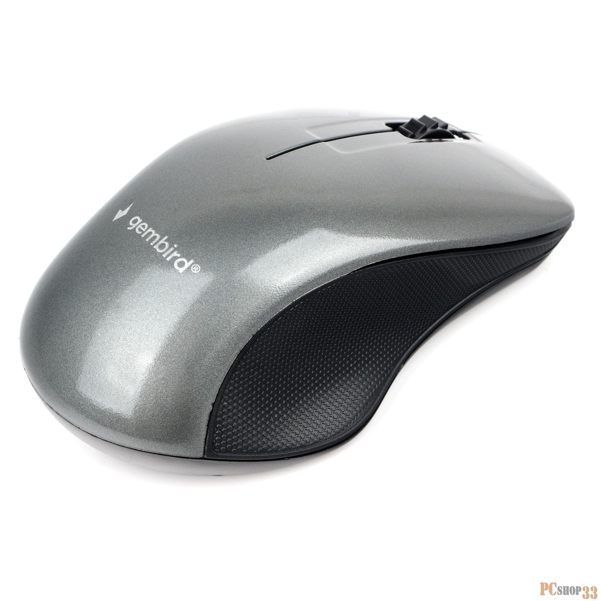 Мышь беспров. Gembird MUSW-375, 2.4ГГц, серый, 3 кнопки,1000DPI