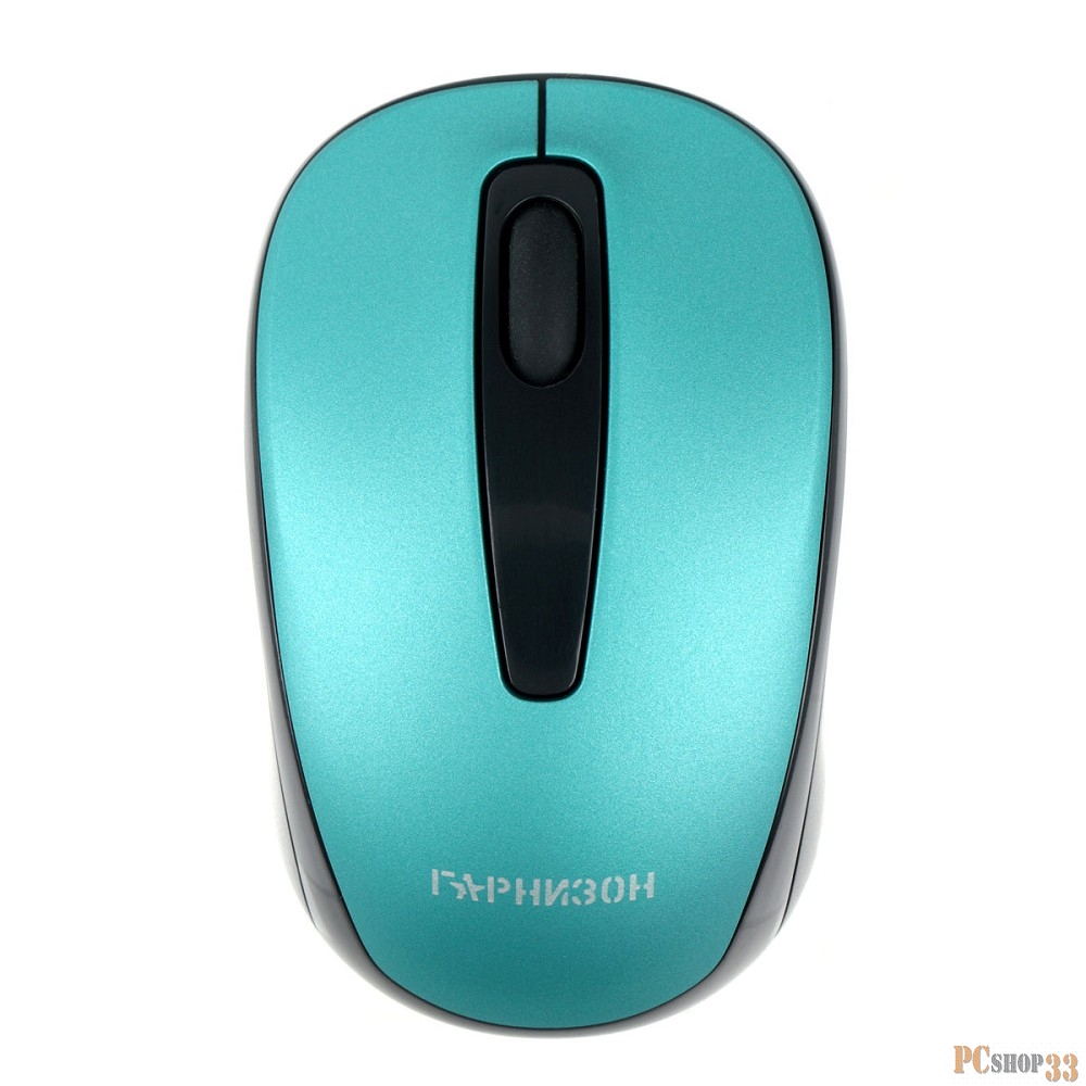 Мышь беспроводная Гарнизон GMW-450-3, голубой, 1000 DPI, 2 кн.+ колесо-кнопка