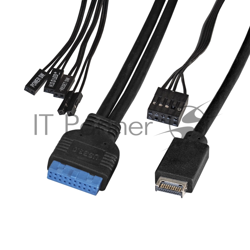 Exegate EX287371RUS Корпус Miditower ExeGate XP-332UC (ATX, без БП, 2*USB3.0+1*TypeC, аудио, черный)