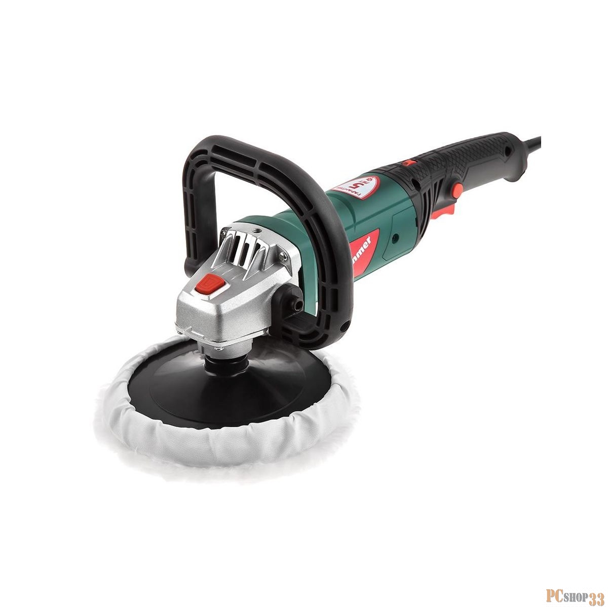 Полировальная машина Hammer Flex USM1200P 1200Вт 3500об/мин рез.шпин.:M14 d=180мм