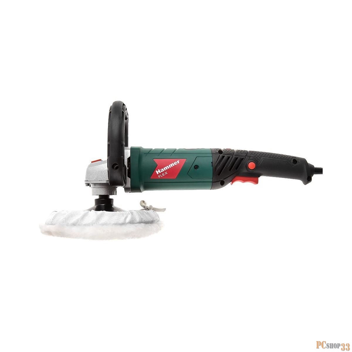Полировальная машина Hammer Flex USM1200P 1200Вт 3500об/мин рез.шпин.:M14 d=180мм