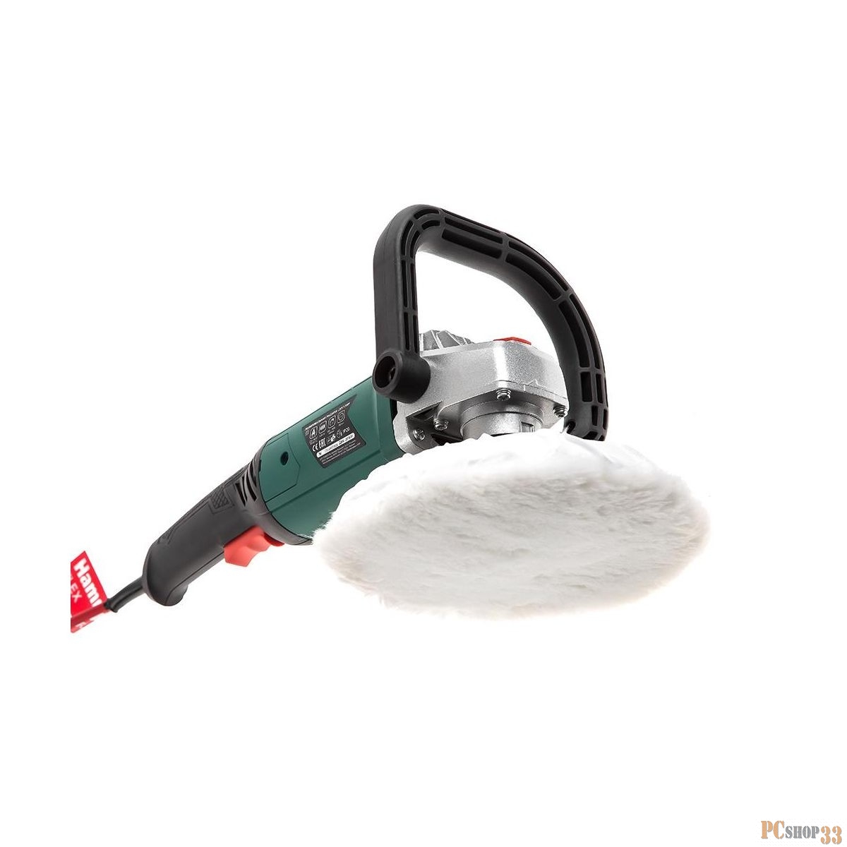 Полировальная машина Hammer Flex USM1200P 1200Вт 3500об/мин рез.шпин.:M14 d=180мм