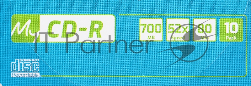 Диск CD-R MyMedia 700Mb 52x Pack wrap (10шт) (69204)