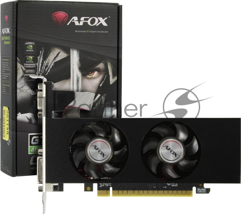 Видеокарта AFOX GeForce GTX 750 LP 4GB GDDR5 128bit VGA DVI HDMI RTL (AF750-4096D5L4-V2) RTL
