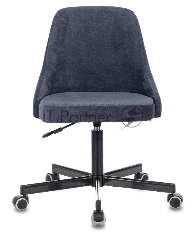 Кресло Бюрократ CH-340M темно-синий Light-27 крестовина металл