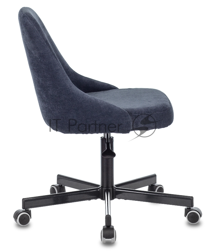Кресло Бюрократ CH-340M темно-синий Light-27 крестовина металл