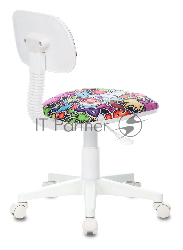 Кресло детское Бюрократ CH-W201NX мультиколор маскарад крестовина пластик пластик белый