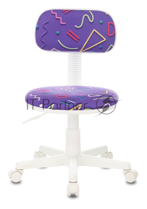 Кресло детское Бюрократ CH-W201NX фиолетовый Sticks 08 крестовина пластик