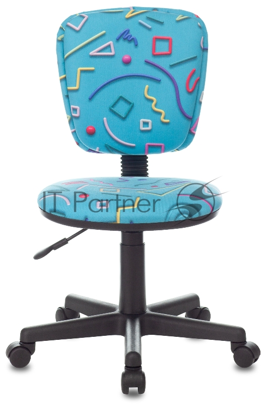 Кресло детское Бюрократ CH-204NX голубой Sticks 06 крестовина пластик