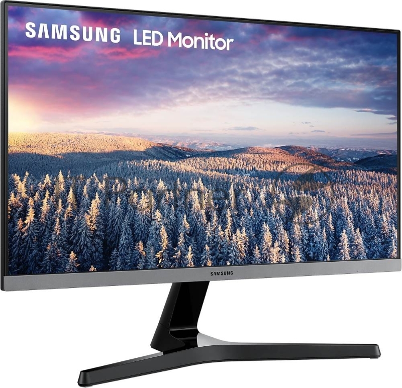 Монитор 23.8 Samsung S24R350FZI IPS LED monitor, 1920x1080, 5(GtG)ms, 250 cd/m2, 75Hz, MEGA DCR (static 1000:1), 178°/178°, HDMI, D-sub, HDMI кабель, VESA 75x75 mm, чёрный, отделка серый металлик